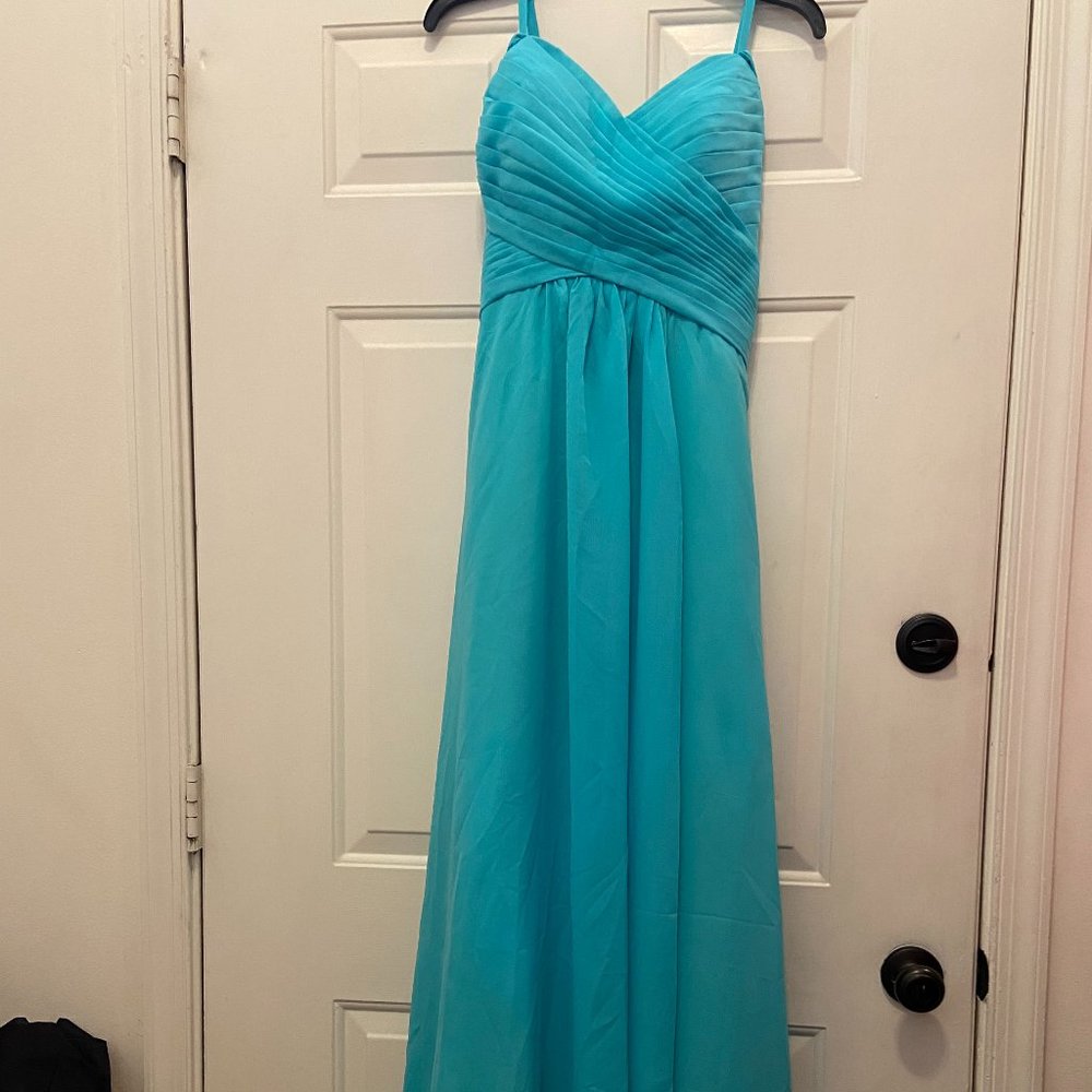 Lavetir Bridesmaid/Prom Dress Turquoise Size 14 and 16 Read Description.